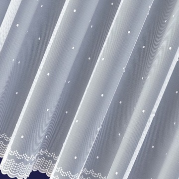 Firana wzór 628d124 rozm. 300x160cm (z obszyciem)