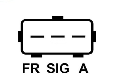 ГЕНЕРАТОР 80A A4035PR AS-PL FORD C-MAX FIESTA