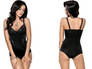 Gorsenia 184 Livia Body wyszczuplające czarny 80D