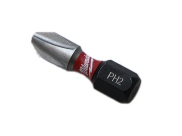 BIT Końcówka udarowa PH2x25mm Shockwave Milwaukee.