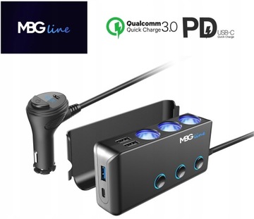 МОЩНЫЙ USB-РАЗВЕТВИТЕЛЬ ДЛЯ ЗАЖИГАЛКИ BJ1