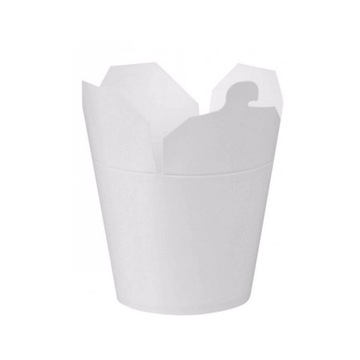 Kebab box papierowy biały 500ml - 50 sztuk