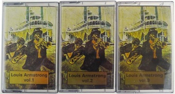 Kasety Louis Armstrong vol. 1, 2, 3 zestaw