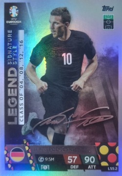 EURO 2024 TOPPS MATCH ATTAX LEGEND SIGNATURE STYLE LSS 2 LUKAS PODOLSKI