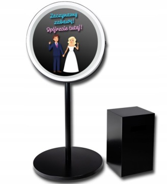 SELFIE MIRROR RING FOTOBUDKA LUSTRO - FOTOLUSTRO