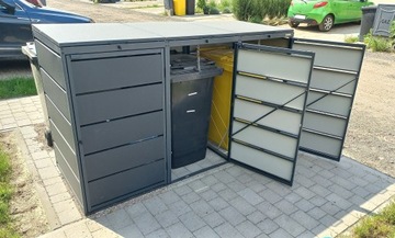 Металлическая конструкция контейнера для мусора Премиум 240-3