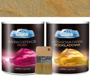 Farba o efekcie rosy 1L farby+1L podkład KPL.