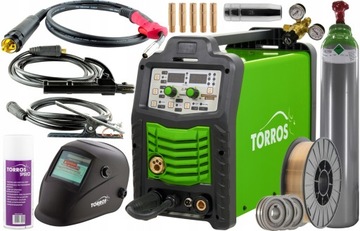 Spawarka Migomat Torros MIG200 Puls M2004, 3 w 1, synerg