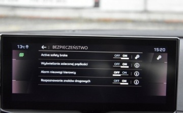 Peugeot 3008 II Crossover Facelifting  1.5 BlueHDi 130KM 2022 Peugeot 3008 SKORA Alusy LED Navi. BLIS linne assist Grzane fotele 1.5, zdjęcie 33