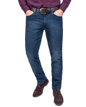 Jeans męskie spodnie klasyczne granatowe PL - 108 cm L:30