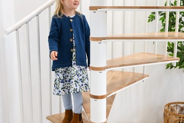 Лестница винтовая, металл MINKA Switch/Бук, диаметр 120 см