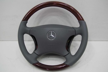KIEROWNICA SKORA AIRBAG DREWNO MERCEDES CL W215