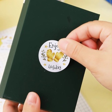 НАКЛЕЙКИ ДЛЯ ПОДАРКОВ РОЖДЕСТВЕНСКИЕ НАБОРЫ ДЛЯ ПРАЗДНИКОВ САМОКЛЕЯЩИЕСЯ УКРАШЕНИЯ 500x