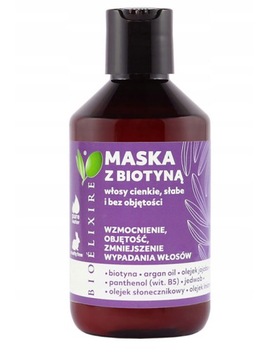 BIOELIXIRE Z BIOTYNĄ MASKA DO WŁOSÓW OBJĘTOŚĆ 300
