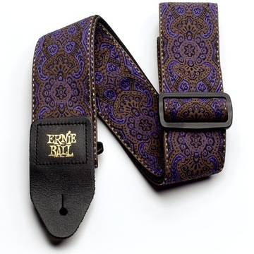 Pas Gitarowy Ernie Ball 4164 Regulowany Fioletowy Wzór Pas do Gitary