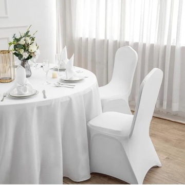 БЕЛЫЙ ЧЕХОЛ НА СВАДЕБНЫЙ БАНКЕТНЫЙ СТУЛ, ЭЛАСТИЧНЫЙ ЧЕХОЛ НА СВАДЕБНЫЙ БАНКЕТНЫЙ СТУЛ
