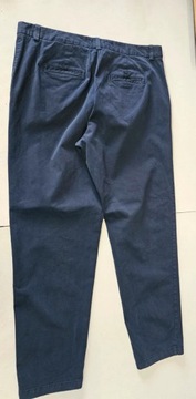 M&S spodnie granatowe chinos długie 44