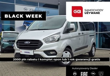 Ford Transit Custom I 2023 Ford Transit Custom 2.0 TDCi 130KM Kombi L2H1 9os Aut Salon PL Serwis ASO