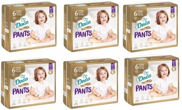 6 x Dada Extra Care Pants 6 Extra Large, 32szt