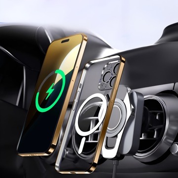 ЧЕХОЛ ДЛЯ IPHONE 16 PRO ДЛЯ ЗАЩИТЫ КАМЕРЫ MAGSAFE + ЗАКАЛЕННОЕ СТЕКЛО 9H