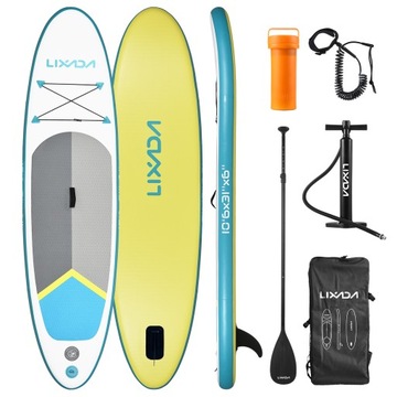 Deska SUP 320CM Z WIOSŁO AKCESORIA ZESTAW 150KG