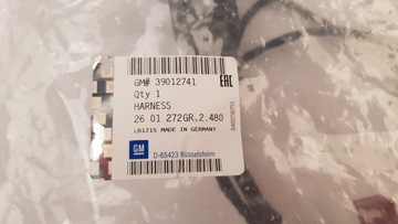 OPEL CORSA E ДВЕРНОЙ ЖГУТ ЛЕВЫЙ ЗАДНИЙ ORG GM 39012741