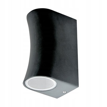 LAMPA KINKIET ZEWNĘTRZNY BOSTON czarna 2xGU10