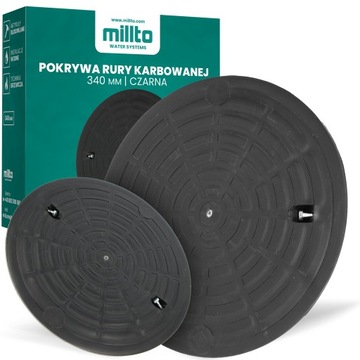 Pokrywa kanalizacyjna na rurę karbowaną 400 PP PVC