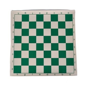 P15 34.5cm zielono-biała szachownica turniejowa dl