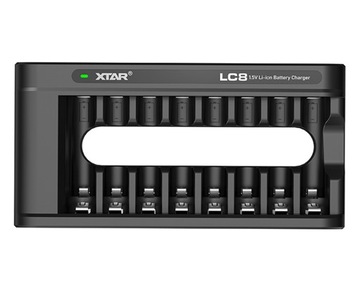 Ładowarka XTAR LC8 AA/AAA 1,5V Li-ION 8 kanałów