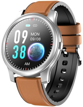 MŁODZIEŻOWY ZEGAREK SMARTWATCH JK ACTIVE BRĄZOWY