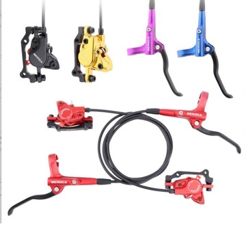 Велосипедные гидравлические дисковые тормоза 51 мм красные