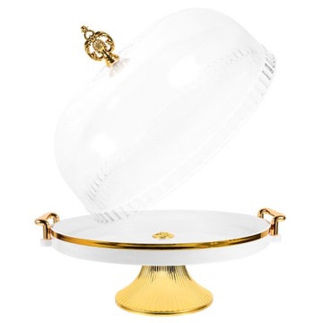 PRZEZROCZYSTY STOJAK NA CIASTO STOJAK DO PRZECHOWYWANIA PRZEKĄSEK