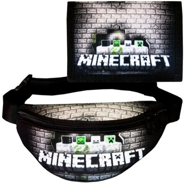 Komplet Portfel Nerka MINECRAFT zestaw GAME