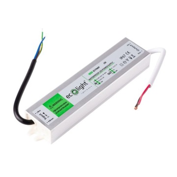 ZASILACZ DO TAŚM LED HERMETYCZNY WODOODPORNY LED 12V 60W ALU