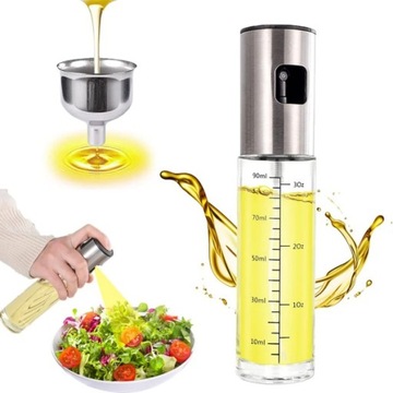 SPRYSKIWACZ DO OLEJU OLIWY DOZOWNIK W SPRAY+ LEJEK