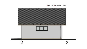 PROJEKT GARAŻU DWUSTANOWISKOWEGO G231