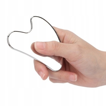 КАМЕНЬ ГУА ША ИЗ НЕРЖАВЕЮЩЕЙ СТАЛИ ДЛЯ МАССАЖА ЛИЦА КВАРЦОВЫЙ МАССАЖЕР