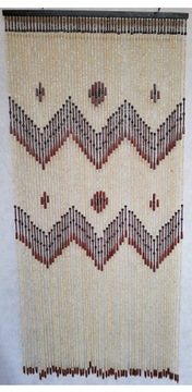 ZASŁONA DRZWIOWA Z KORALIKÓW BAMBUSOWYCH 90x200 C1