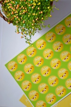 РЕКЛАМНЫЕ НАКЛЕЙКИ С ЛОГОТИПОМ, ЛЮБОЙ ПРИНТ, 3 СМ