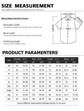 Koszula Letnia moda codzienna 3d Print Shirt dla m