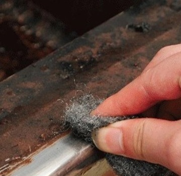 СТАЛЬНАЯ ВАТА ДЛЯ ЧИСТКИ И ПОЛИРОВКИ POLISHING FADDING TYPE 2 200г