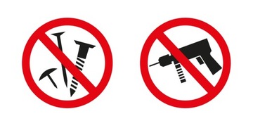 4x Декоративные крючки для картин, рамок, 20 шт.