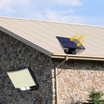 СВЕТОДИОДНЫЙ СОЛНЕЧНЫЙ ПРОЖЕКТОР С ДАТЧИКОМ ДЛЯ ОТКРЫТОГО САДА