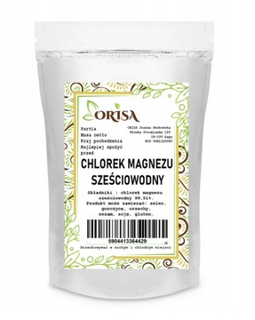 Chlorek magnezu sześciowodny 5 kg płatek w płatkach magnez zdrowie