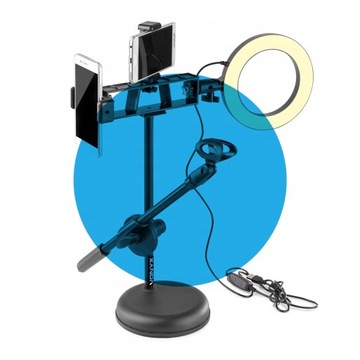 КОЛЬЦОВАЯ СВЕТОДИОДНАЯ USB КОЛЬЦОВАЯ ЛАМПА + ШТАТИВ 185см