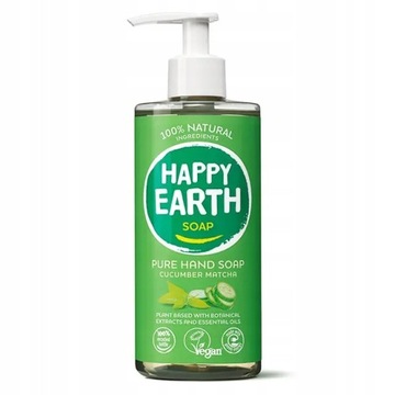 MYDŁO DO RĄK W PŁYNIE OGÓREK MATCHA 100% NATURALNE WEGAŃSKIE 300ml VEGAN