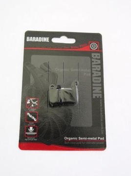 OKŁADZINY HAMULCA TARCZOWEGO BARADINE DS-17 SEMIMETAL