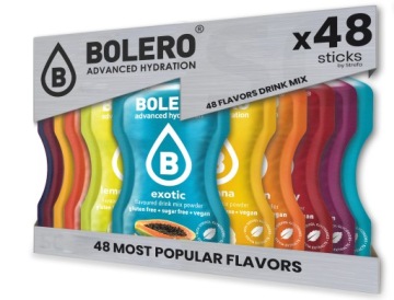 BOLERO 48pcs MIX OF THE BEST TASTES FOR SODASTREAM