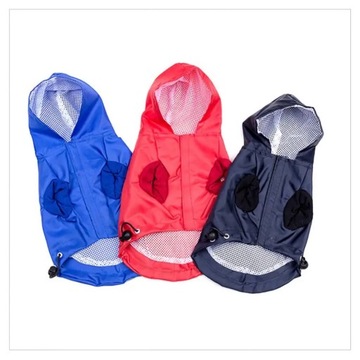Горячие продажи!!! Новый эластичный дождевик с капюшоном для домашних животных, водонепроницаемый дождезащитный плащ с капюшоном